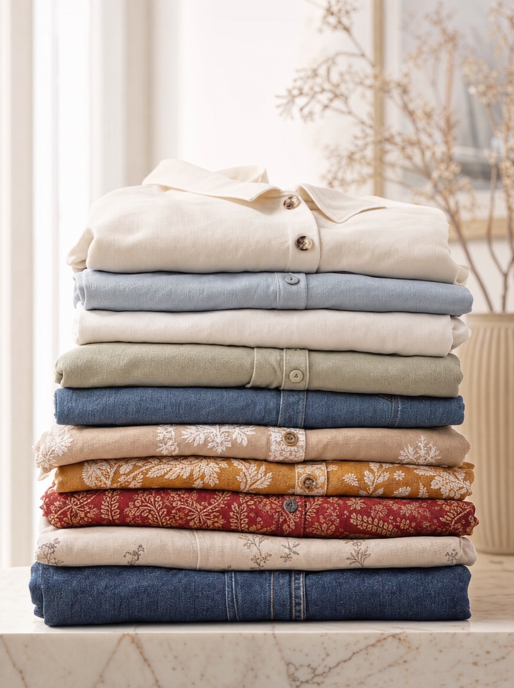 Premium folded clothing